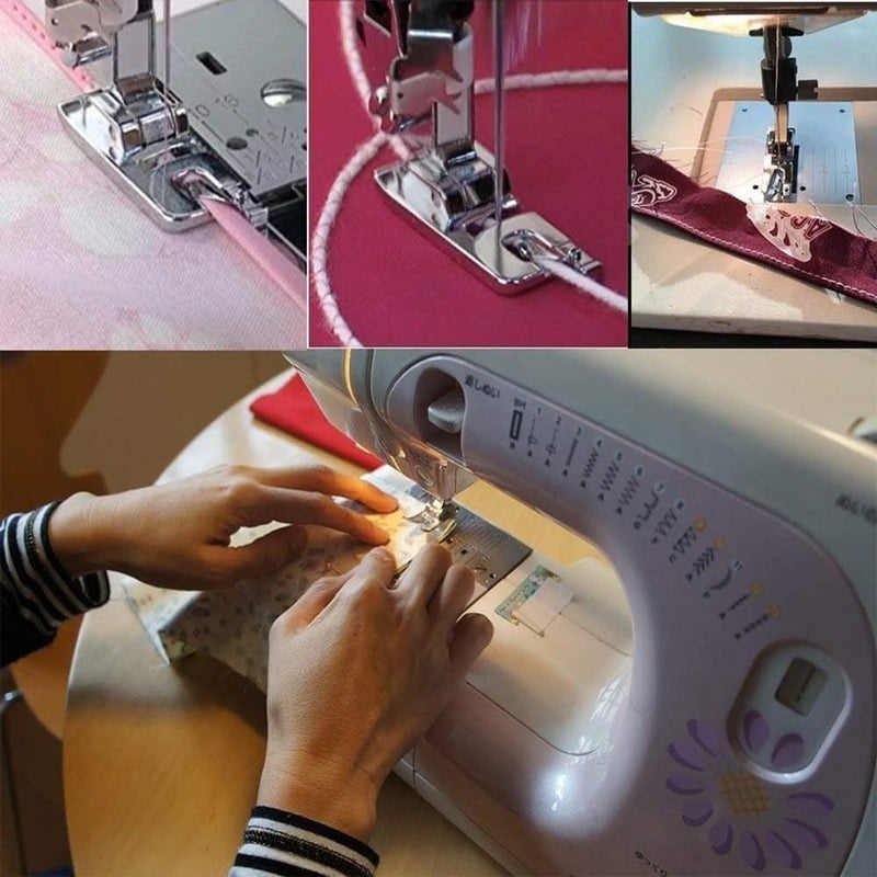 LepoHome Narrow Rolled Hem Presser Foot Set - Includes 3mm, 4mm and 6mm for Most Brother, Singer, Janome, Juki, Babylock, Elna, Kenmore, White, Necchi, and More Low Shank Sewing Machines - Image 5